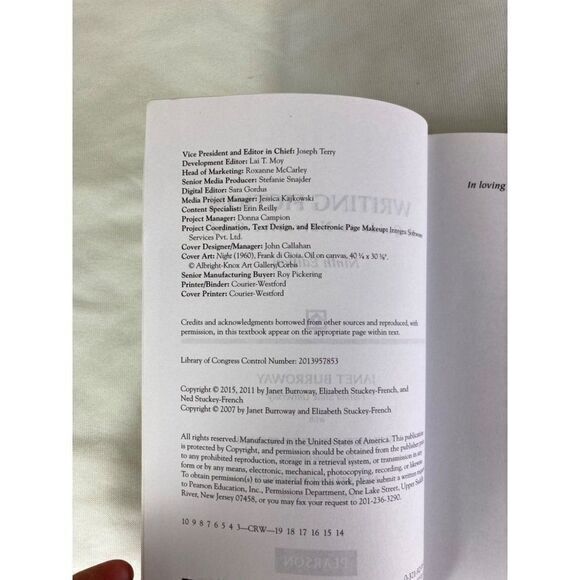 Writing Fiction: A Guide to‎ Narrative Craft by Janet Burroway 9780321923165 - Picture 10 of 11